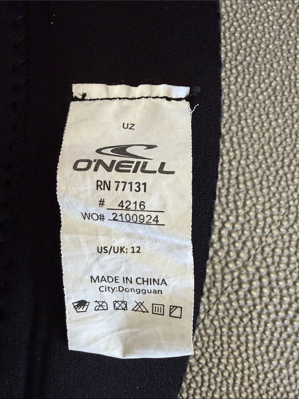 O'Neill Blue, Black and Gray Kids Full Wetsuit One-Piece - Picture 2 of 2